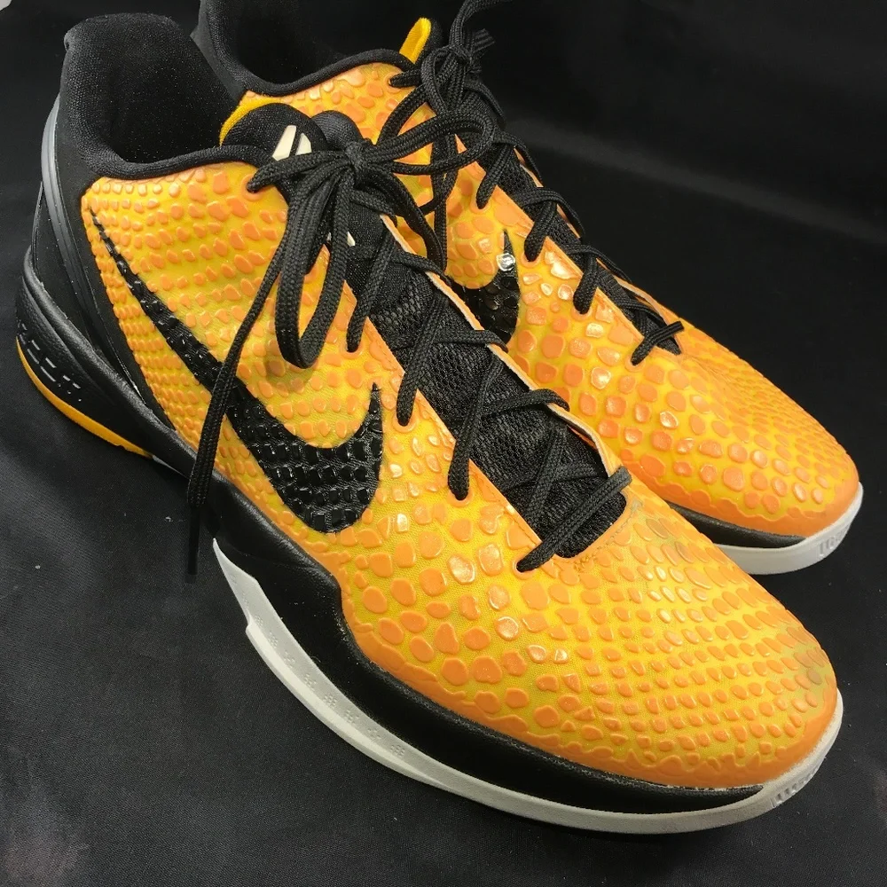Nike Zoom KOBE VI 6 BRUCE LEE LIGHT BULB Yellow Black 10.5 US 44.5 EUR Mint cond